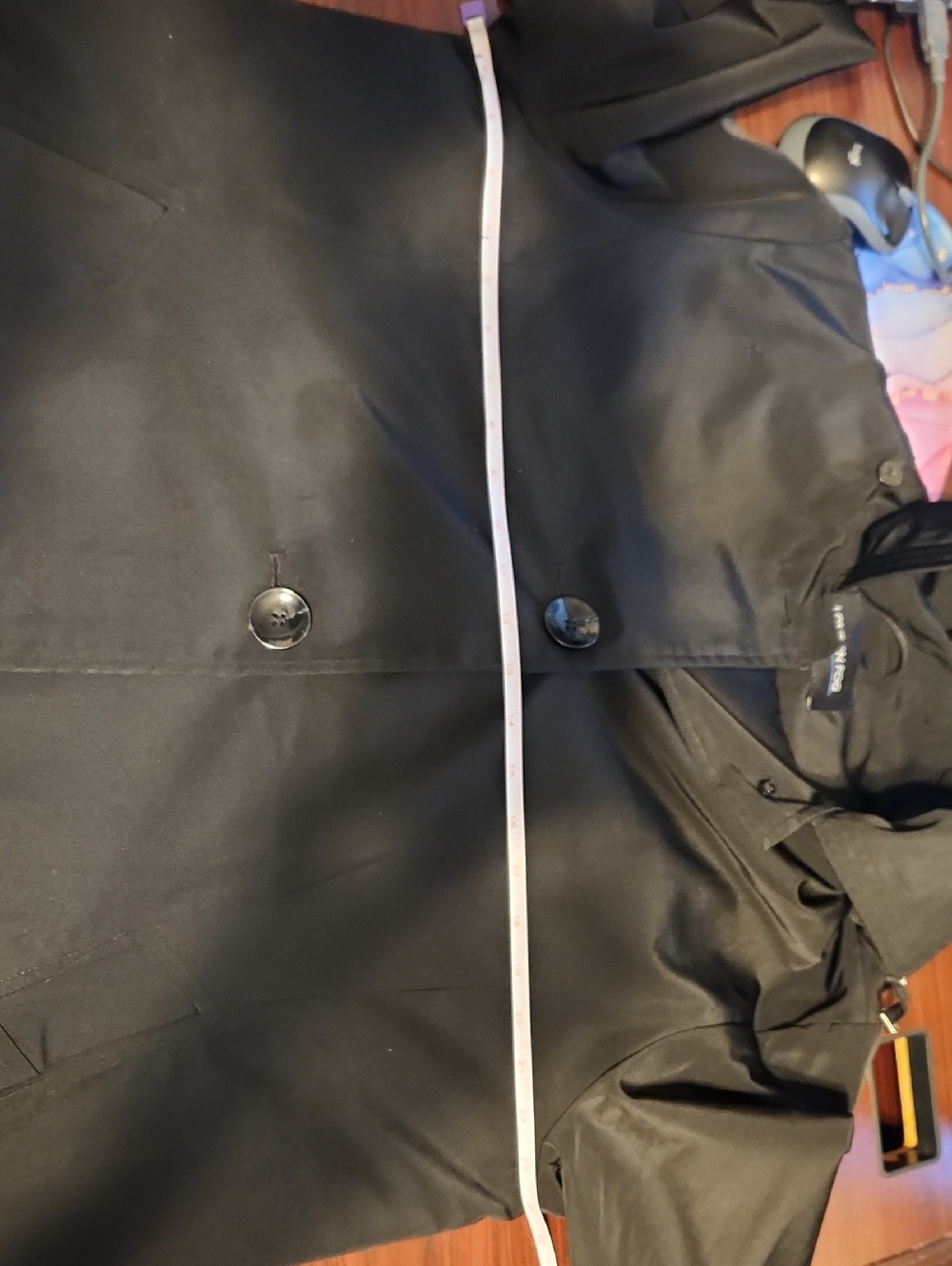 London Fog Women's Black Trench Coat With Hood XL - Picture 12 of 15